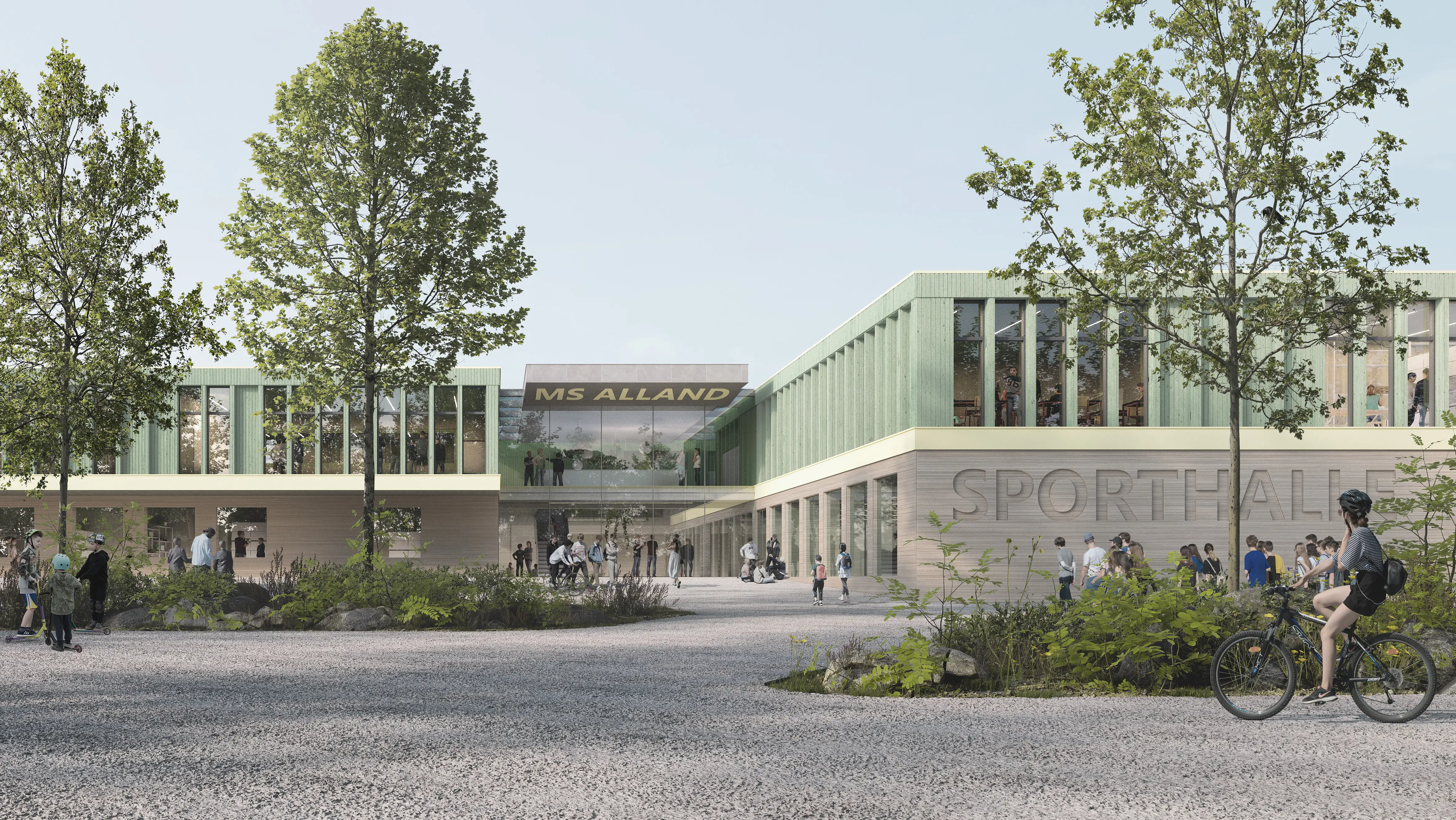 Zukunftsweisendes Lernzentrum: Schule und Treffpunkt in Einem